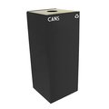 Witt Industries Witt Industries 36GC01-CB 36 Gallon Indoor Recycling Container With Round Opening; Charcoal 36GC01-CB